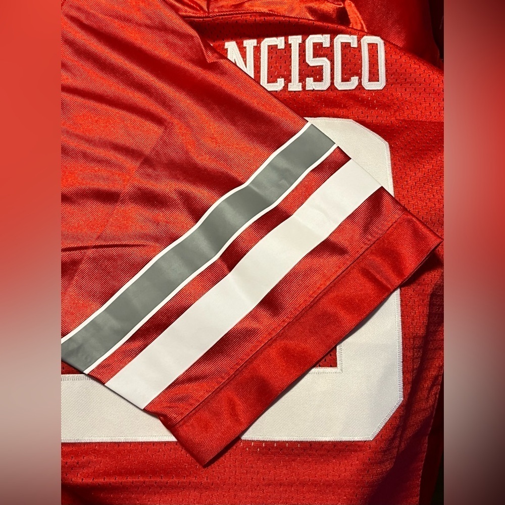 NEW- San Francisco 49ers Christian McCaffrey Stitched Jersey SIZE: 3XL - Picture 14 of 14